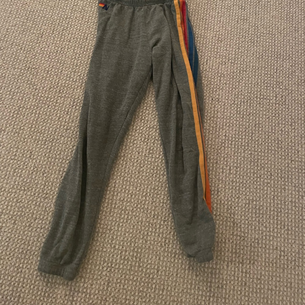 Gray Aviator Nation Sweatpants